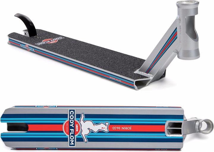 Actual product image Lucky Scooter Deck Cody Flom V3 Pro Silver 2020
