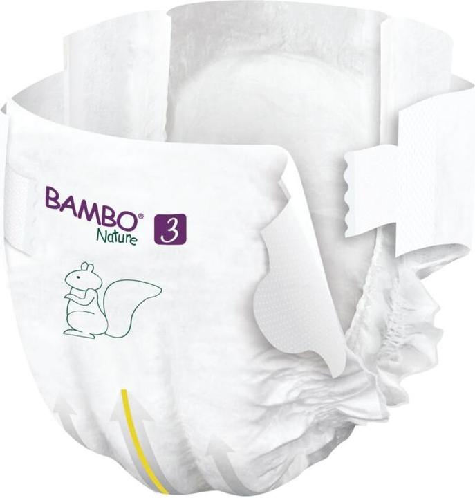 Immagine prodotto Bambo Pannolini biologici Midi taglia 3 (Dimensione 3, Pacco trasportabile, 52 Pezzo/i)