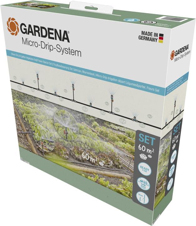 Actual product image Gardena Micro-Drip-System Set vegetable/flower bed (Drip irrigation set)