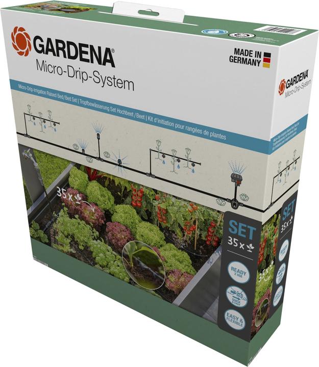 Produktbild Gardena Micro-Drip-System Set Hochbeet/Beet (Tropfbewässerung Set)