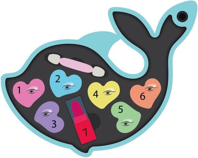 Actual product image Clementoni Crazy Chic - Make-up Dolphin