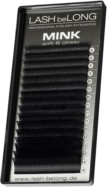 Actual product image LASH be LONG LASH beLONG MINK LASHES D-Curl Mix Box black/glossy (Artificial eyelashes)