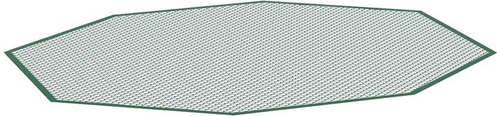 Produktbild tectake FreilaufgehegemitSicherheitsnetz,Stecksystem,Ø204cm