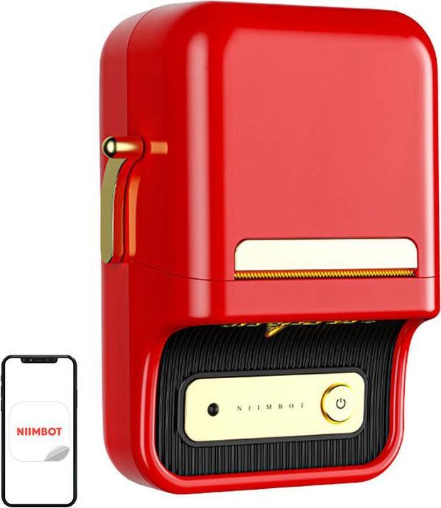 Produktbild Niimbot B21S Portable Label Printer Red (203 dpi)