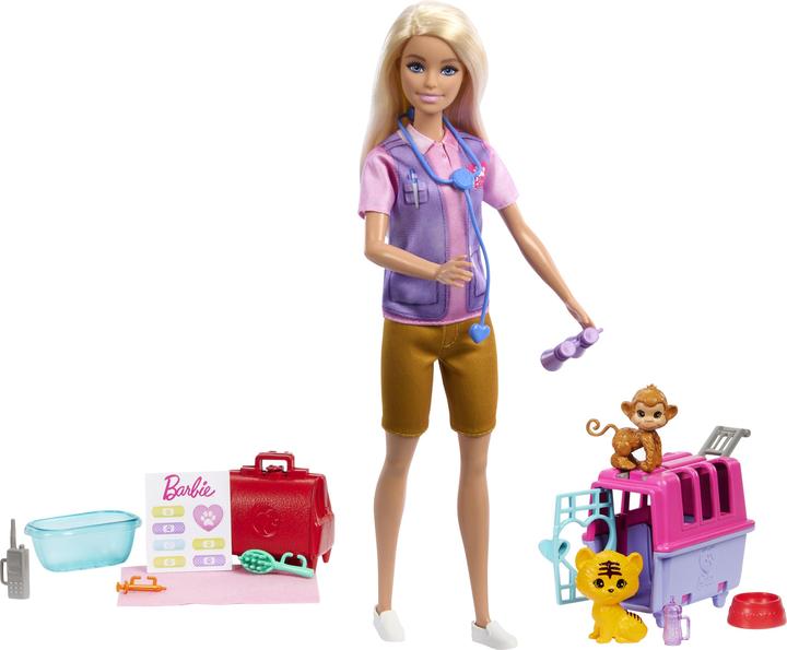 Actual product image Barbie NEW Animal Rescue & Recover Playset