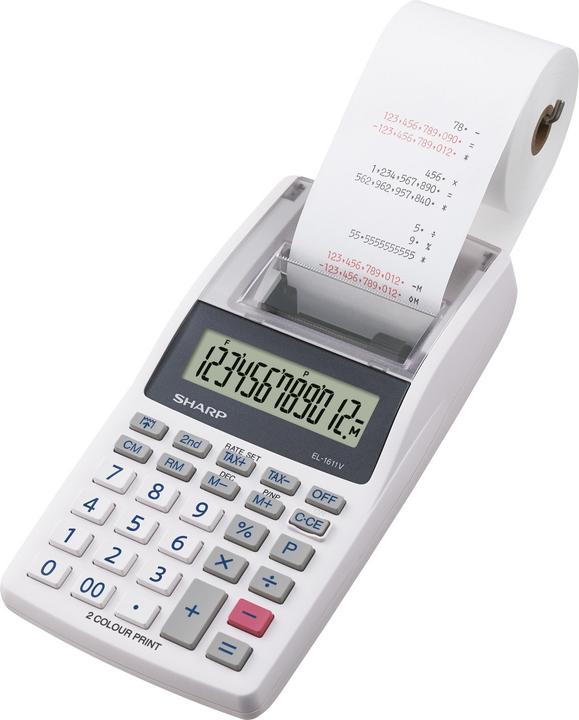 Sharp EL-1611V (Netzbetrieb, Batterien)