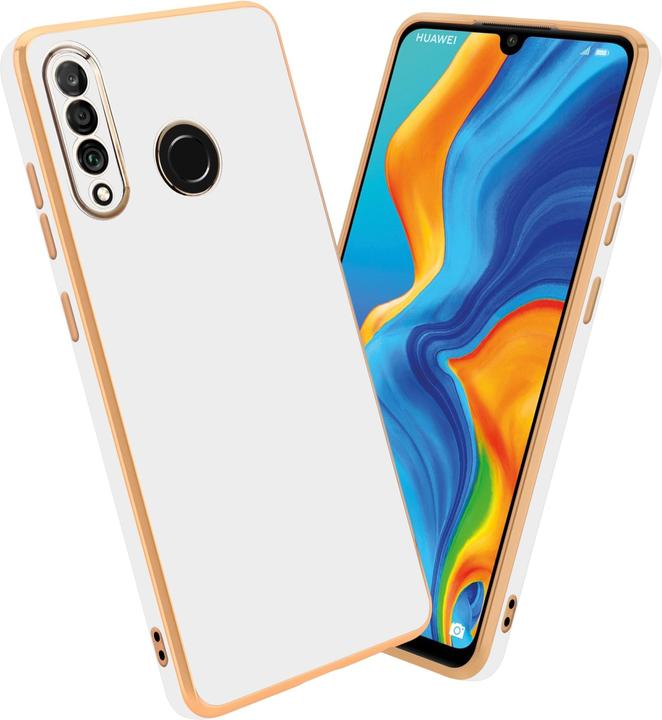 Immagine prodotto Cadorabo Custodia per Huawei P30 LITE in TPU con protezione della fotocamera Stile LM130 (Huawei P30 Lite)