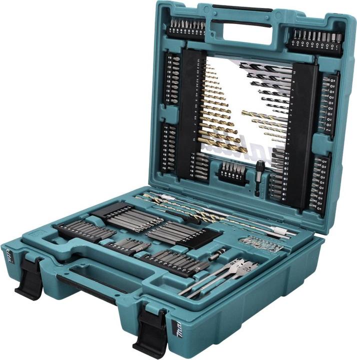 Produktbild Makita Bits Bohrer Werkzeug Sortiment 200-tlg. (1 mm, 1.5 mm, 2 mm, 2.5 mm, 3 mm, 3.2 mm, 3.5 mm, 4 mm, 4.5 mm, 5 mm, 5.5 mm, 6 mm, 6.5 mm, 7 mm, 8 mm, 10 mm)