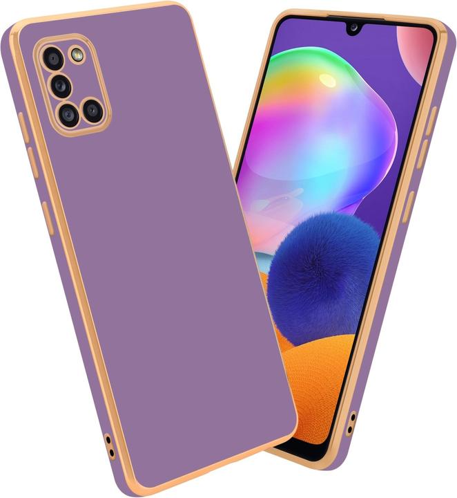 Glossy purple - gold