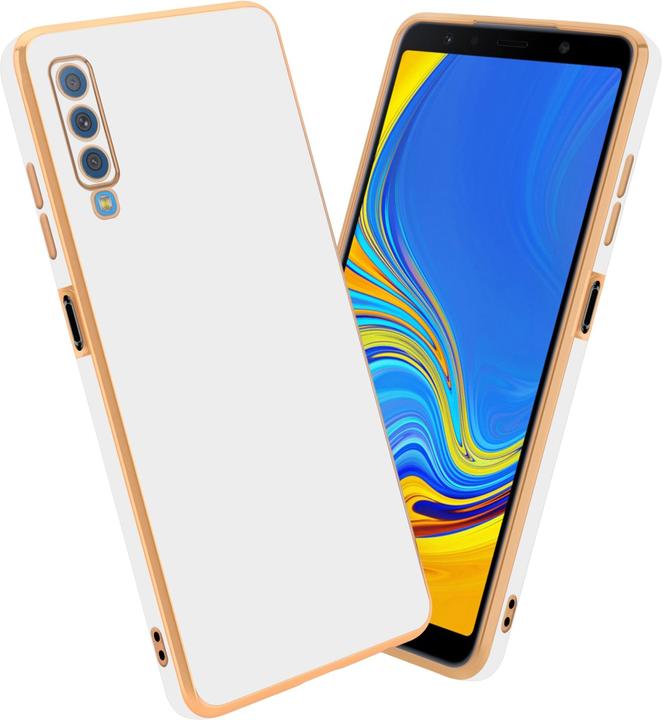 Produktbild Cadorabo Hülle für Samsung Galaxy A7 2018 im TPU mit Kameraschutz LM130 Style (Samsung Galaxy A7 (2018))