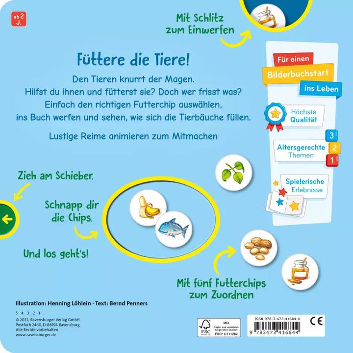 Actual product image Ravensburger Who feeds me? (German)