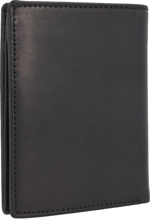 Immagine prodotto Greenburry Portafoglio nero puro in pelle con protezione RFID 10,5 cm
