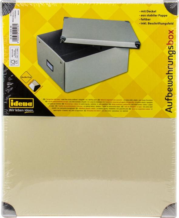 Actual product image Idena Box cream 35x28x17cm FSC-Rec