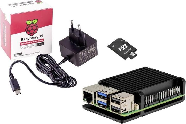 Immagine prodotto Joy-it Kit Embedded Pi5 Raspberry Pi® 5 B 4 GB 4 x 2,4 GHz incl. alloggiamento, incl.