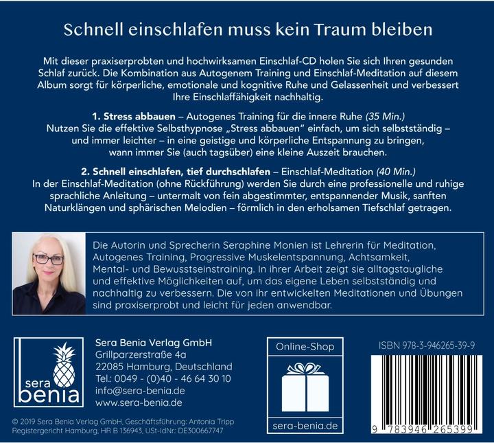 Image du produit Monien:S'endormir rapidement, dormir profondément (Allemand, Éditions Sera Benia GmbH, Séraphine Monien, 2019)