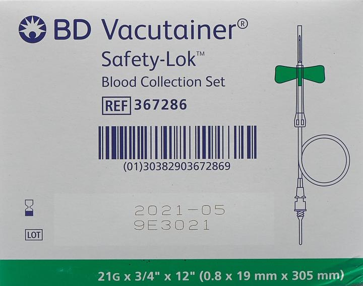 Immagine prodotto Vacutainer Set di raccolta del sangue verde lungo
