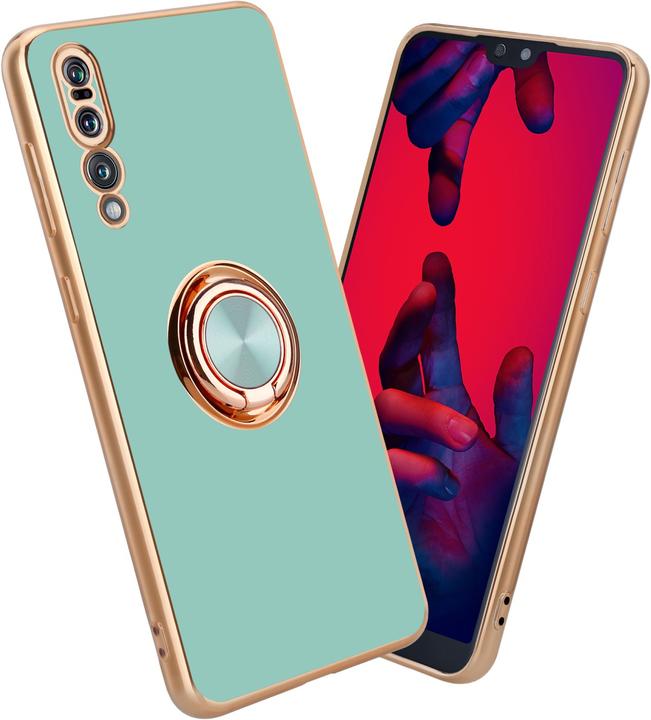 Immagine prodotto Cadorabo Custodia per Huawei P20 PRO / P20 PLUS in TPU con protezione della fotocamera e anello stile LM089 (Huawei P20 Plus, Huawei P20 Pro)