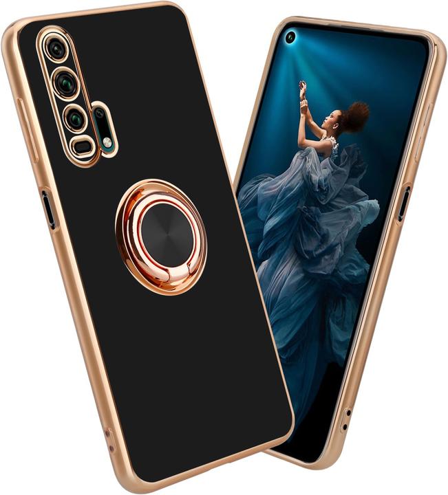 Actual product image Cadorabo Case for Honor 20 PRO in TPU with camera protection and ring LM089 Style (Honor 20 Pro)