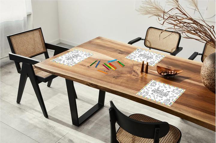 Produktbild Folat Nachbar & Nachbar Tischsets Malvorlagen, 6tlg.