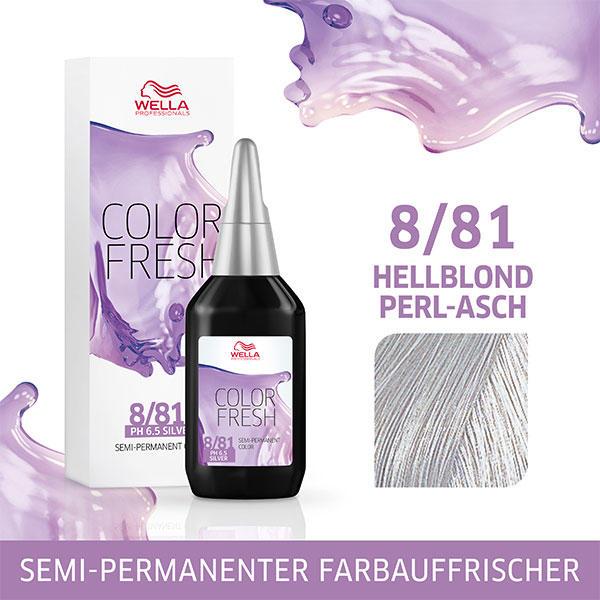 Actual product image Wella Color Fresh (8/81 light blonde pearl-ash)