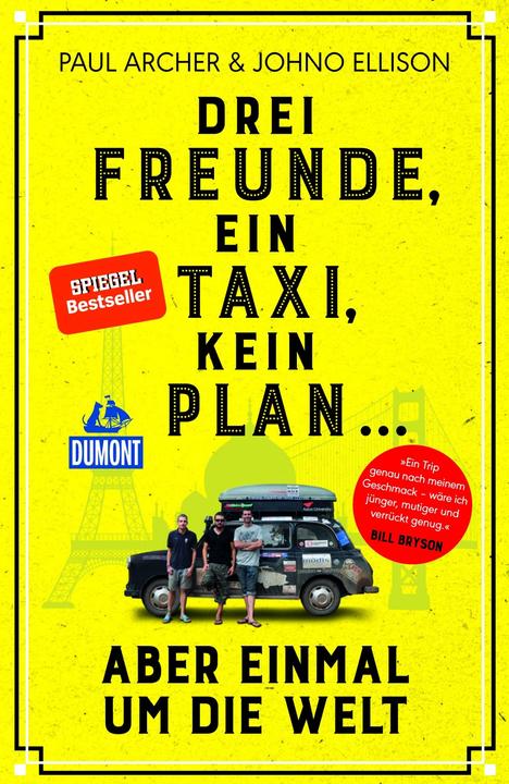 Produktbild Drei Freunde, ein Taxi, kein Plan (Deutsch, Johno Ellison, 2019)