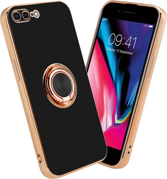 Glossy black - gold