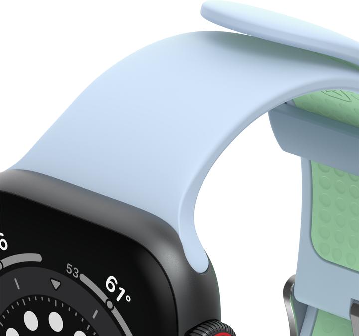 Actual product image OtterBox Armband Apple Watch 45/44/42 mm (45 mm, 44 mm, 42 mm, Stainless steel, Soft silicone)