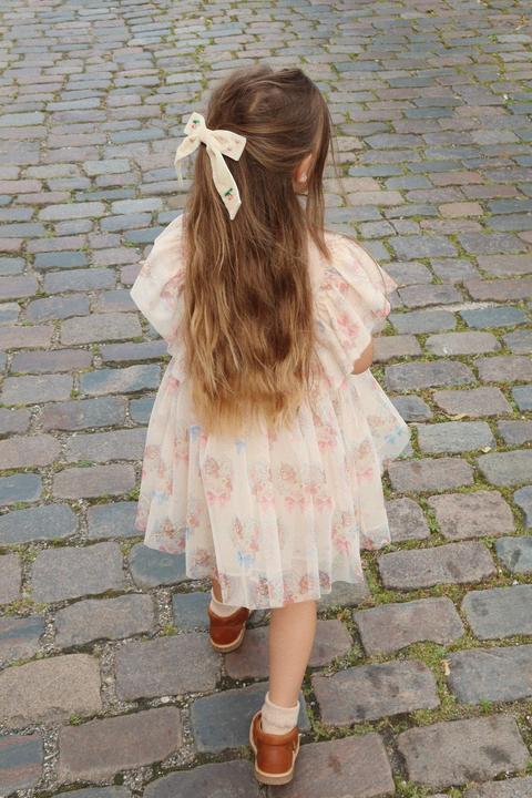 Image du produit Konges Slojd Velvet Bow Haarspange Pearly Ivory (1 pcs)