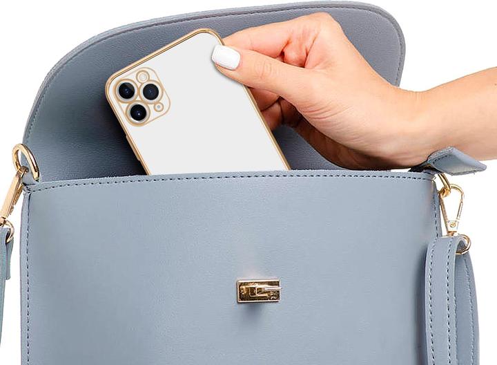 Produktbild Cadorabo Hülle für Apple iPhone 12 PRO MAX im TPU mit Kameraschutz LM130 Style (Apple iPhone 12 Pro Max)