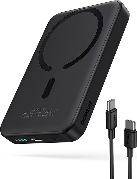 Baseus Magnetic Mini Air Powerbank (10000 mAh, 20 W, 37 Wh)