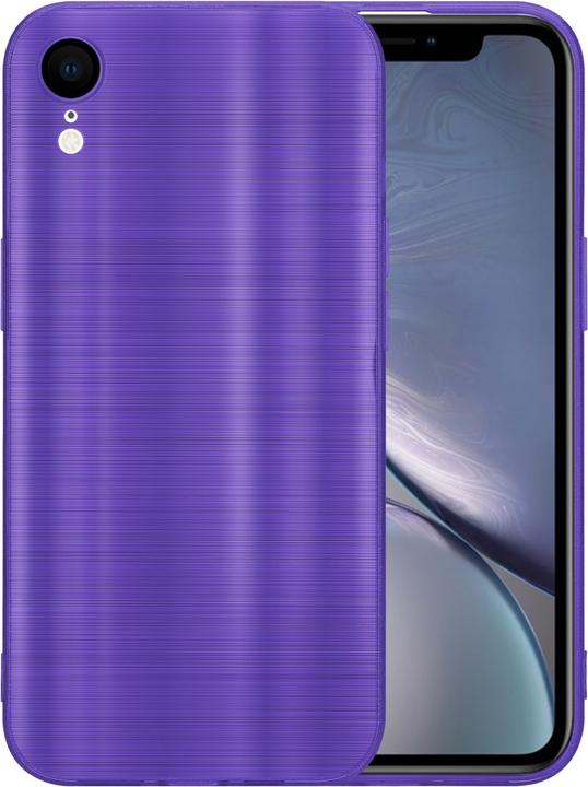 Produktbild Cadorabo Hülle für Apple iPhone XR im TPU Brushed Kameraschutz LM160 Style (Apple iPhone XR)