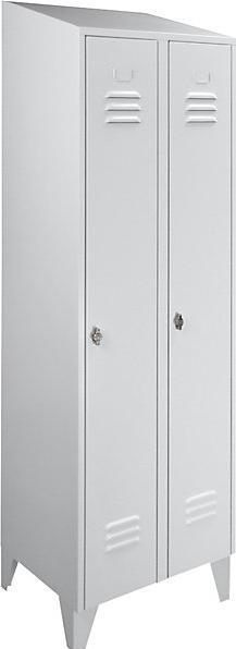 Produktbild Wolf Stahlschrank mit Schrägdach, Abteile schrankhoch (60 cm, 195 cm)