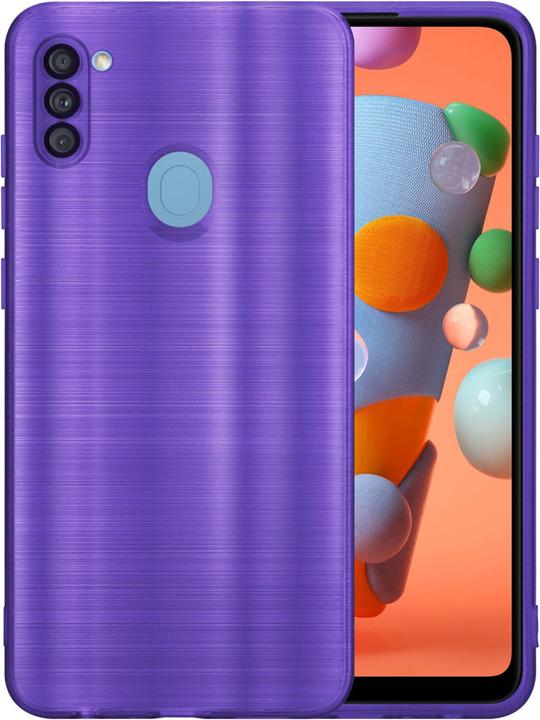 Image du produit Cadorabo Housse pour Samsung Galaxy A11 / M11 en TPU brossé Protection de l'appareil photo LM160 Style (Samsung Galaxy A11, Samsung Galaxy M11)