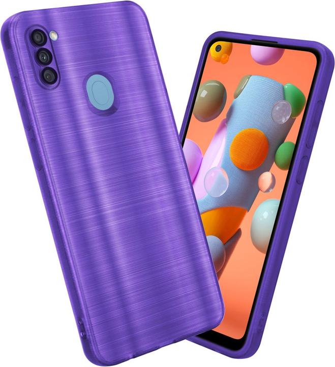 Image du produit Cadorabo Housse pour Samsung Galaxy A11 / M11 en TPU brossé Protection de l'appareil photo LM160 Style (Samsung Galaxy A11, Samsung Galaxy M11)