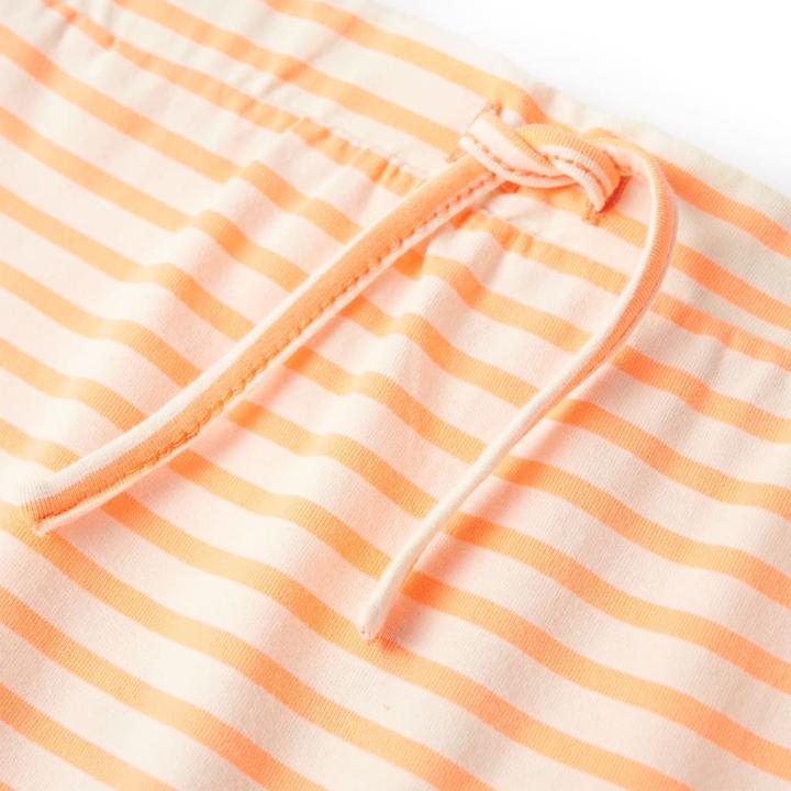 Immagine prodotto VidaXL Gonna per bambini a righe Straight neon orange 140,Materiale: 95 (140)