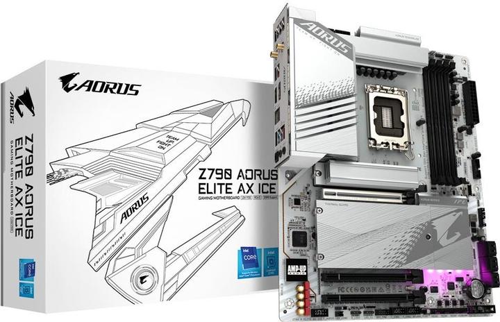 Image du produit Gigabyte MB GBT Intel 1700 Z790 A ELITE AX ICE (LGA 1700, Intel Z790 Express, ATX)