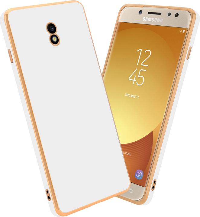 Productafbeelding Cadorabo Hoesje voor Samsung Galaxy J5 2017 in TPU met camerabescherming LM130 Style (Samsung Galaxy J5 (2017))