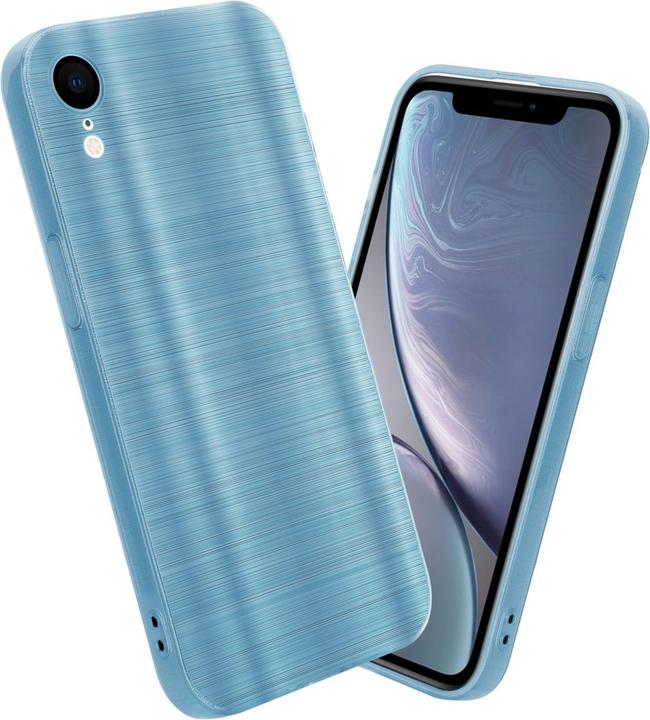 Produktbild Cadorabo Hülle für Apple iPhone XR im TPU Brushed Kameraschutz LM160 Style (Apple iPhone XR)