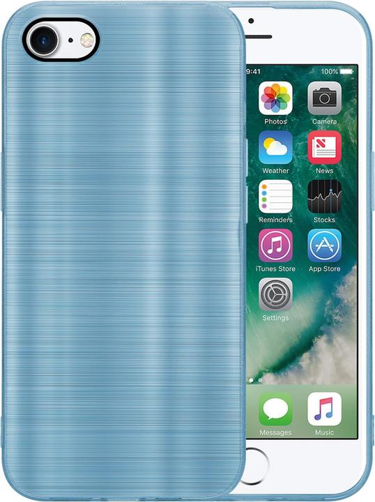 Produktbild Cadorabo Hülle für Apple iPhone 7 / 7S / 8 / SE 2020 im TPU Brushed Kameraschutz LM160 Style (Apple iPhone 7, Apple iPhone SE (2nd Gen))