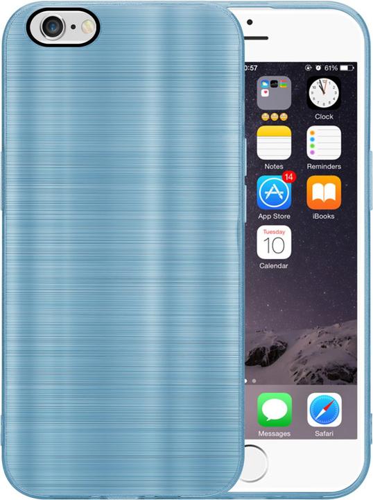 Produktbild Cadorabo Hülle für Apple iPhone 6 / 6S im TPU Brushed Kameraschutz LM160 Style (Apple iPhone 6)