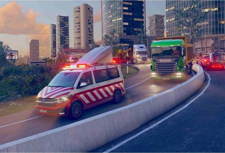 Produktbild Aerosoft Truck + Logistics Simulator (PS4, DE)