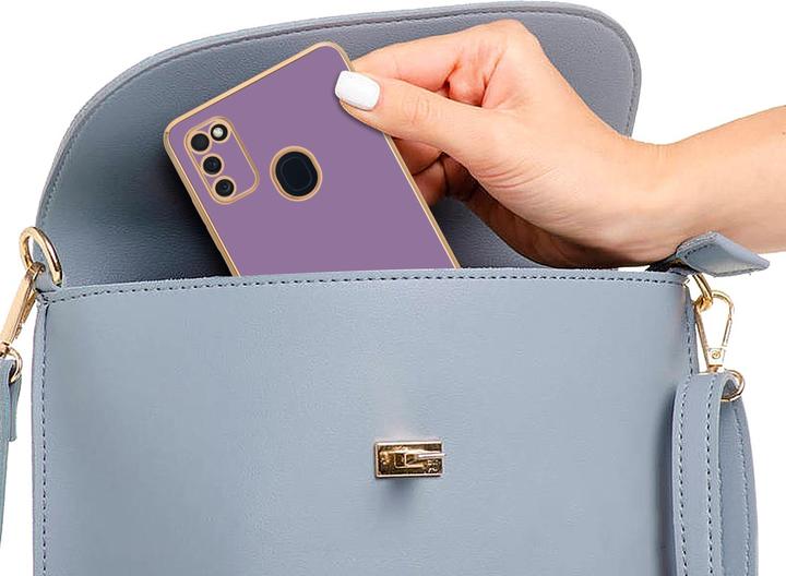 Productafbeelding Cadorabo Hoesje voor Samsung Galaxy M21 / M30s in TPU met camerabescherming LM130 Style (Samsung Galaxy M30, Samsung Galaxy M21)