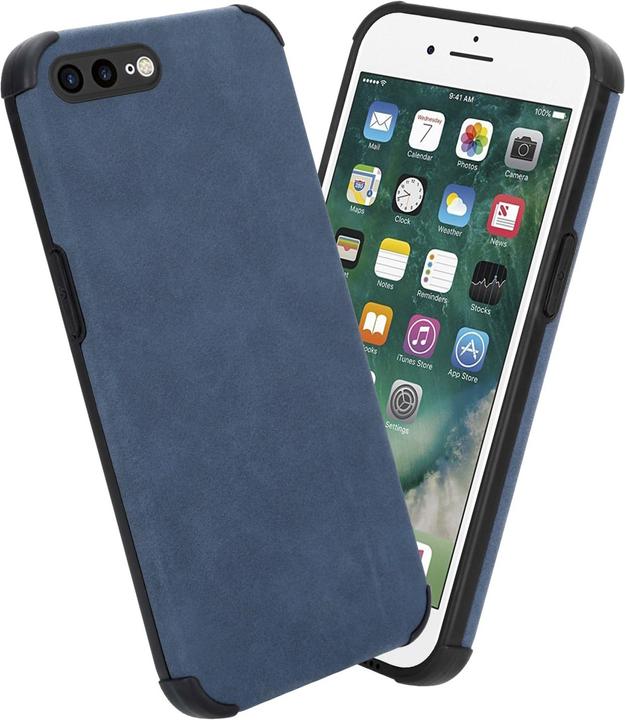 Actual product image Cadorabo Case for Apple iPhone 7 PLUS / 7S PLUS / 8 PLUS in TPU Matt Leather LM161 Style (Apple iPhone 7 Plus, Apple iPhone 7s Plus)