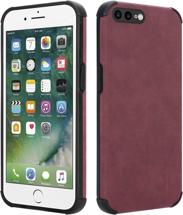 Produktbild Cadorabo Hülle für Apple iPhone 7 PLUS / 7S PLUS / 8 PLUS im TPU Matt Leder LM161 Style (Apple iPhone 7 Plus, Apple iPhone 7s Plus)