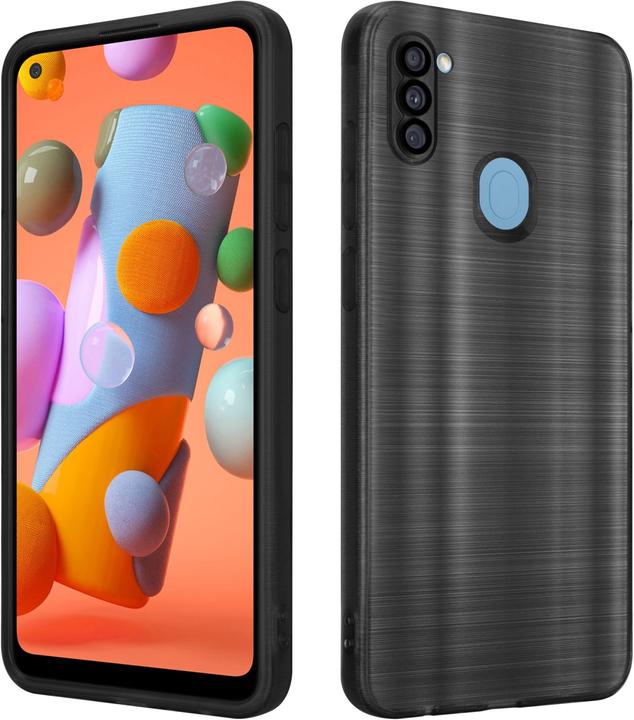 Actual product image Cadorabo Case for Samsung Galaxy A11 / M11 in TPU Brushed Camera Protector LM160 Style (Samsung Galaxy A11, Samsung Galaxy M11)