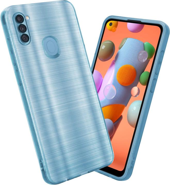 Actual product image Cadorabo Case for Samsung Galaxy A11 / M11 in TPU Brushed Camera Protector LM160 Style (Samsung Galaxy A11, Samsung Galaxy M11)