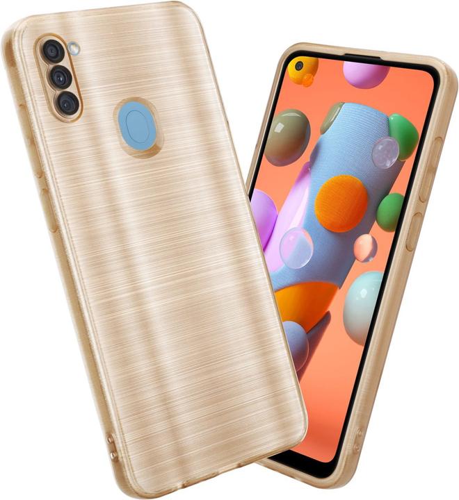 Image du produit Cadorabo Housse pour Samsung Galaxy A11 / M11 en TPU brossé Protection de l'appareil photo LM160 Style (Samsung Galaxy A11, Samsung Galaxy M11)