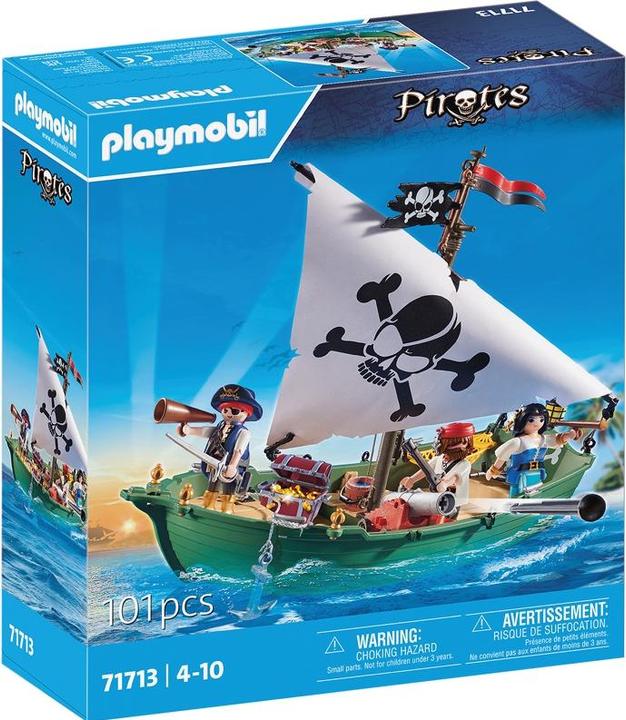 Produktbild Playmobil Piratenschiff mit U-Boot Motor (71713, Playmobil Pirates)