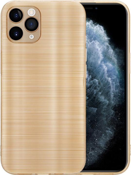 Produktbild Cadorabo Hülle für Apple iPhone 11 PRO im TPU Brushed Kameraschutz LM160 Style (Apple iPhone 11 Pro)