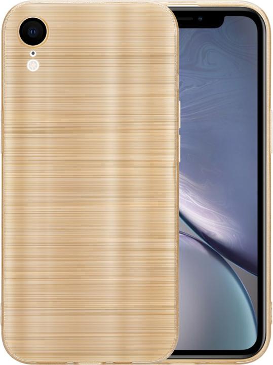 Produktbild Cadorabo Hülle für Apple iPhone XR im TPU Brushed Kameraschutz LM160 Style (Apple iPhone XR)